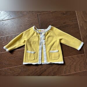 Gymboree cardigan with daisy buttons